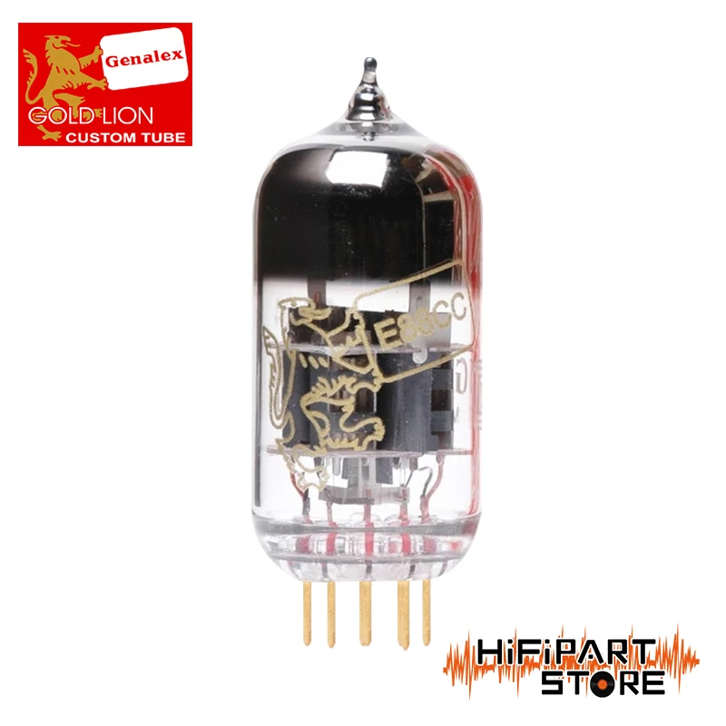 

Вакуумная трубка E88CC Gold Lion, сигнальная трубка, фронтальная лампа усилителя, Электронная трубка, Hi-Fi звуковая вакуумная трубка усилитель, сделай сам
