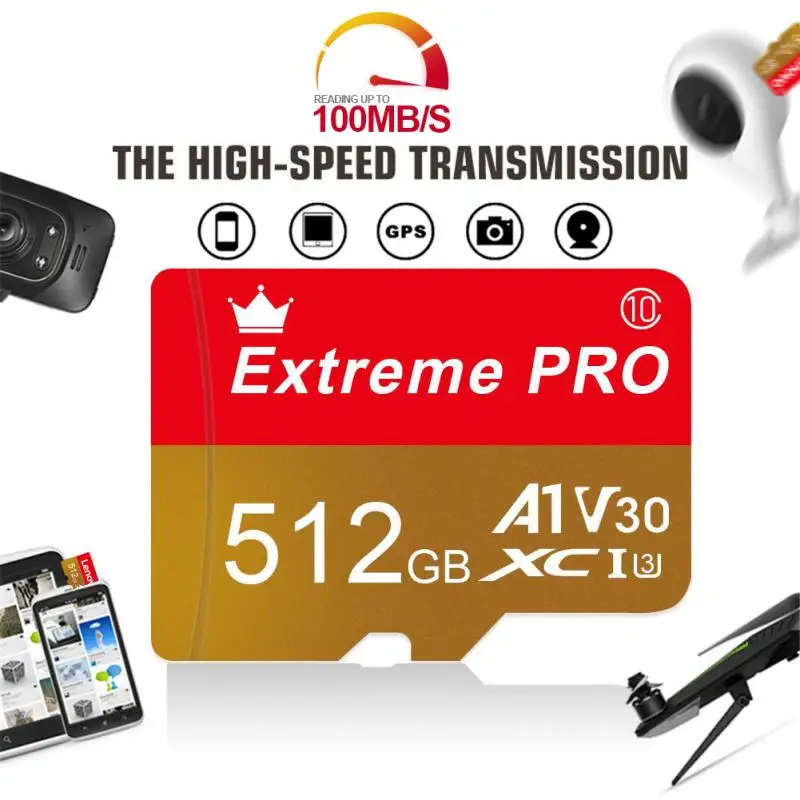 Scheda Di Memoria 64Gb U3 A1 Class10 Per Dispositivi Auto Cellulare Computer Fotocamera Scheda Di Memoria 32Gb U1 Tf Card 16Gb 8Gb U3
