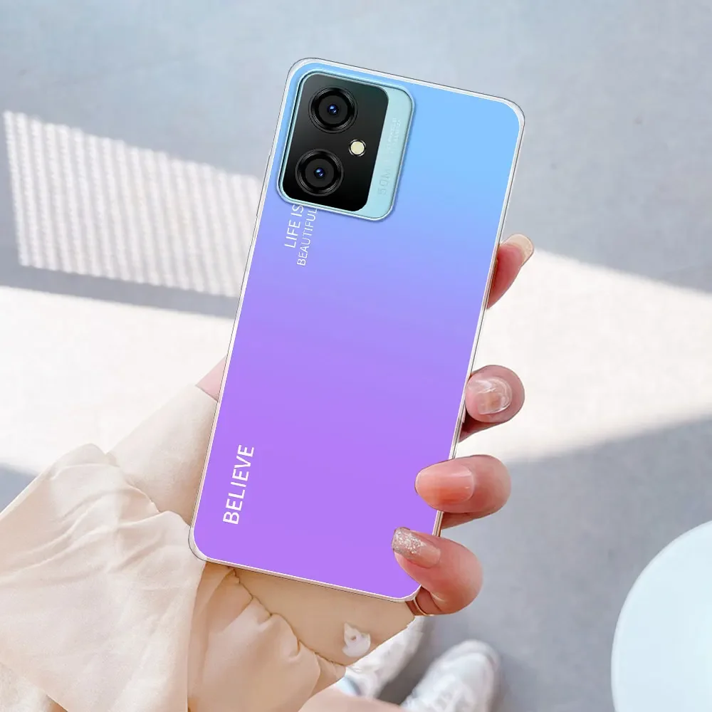 Clear Silicone Soft TPU Phone Case - Enhanced Protection and Sleek Design
