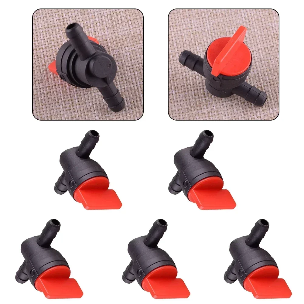 Motorcycle Carburetor Pipe Universal 5pcs Car Carburettor Valve Switch Petrol Fuel Hose Pipe On-Off Faucet Tap Switch Connector For Moto Scooter Valve