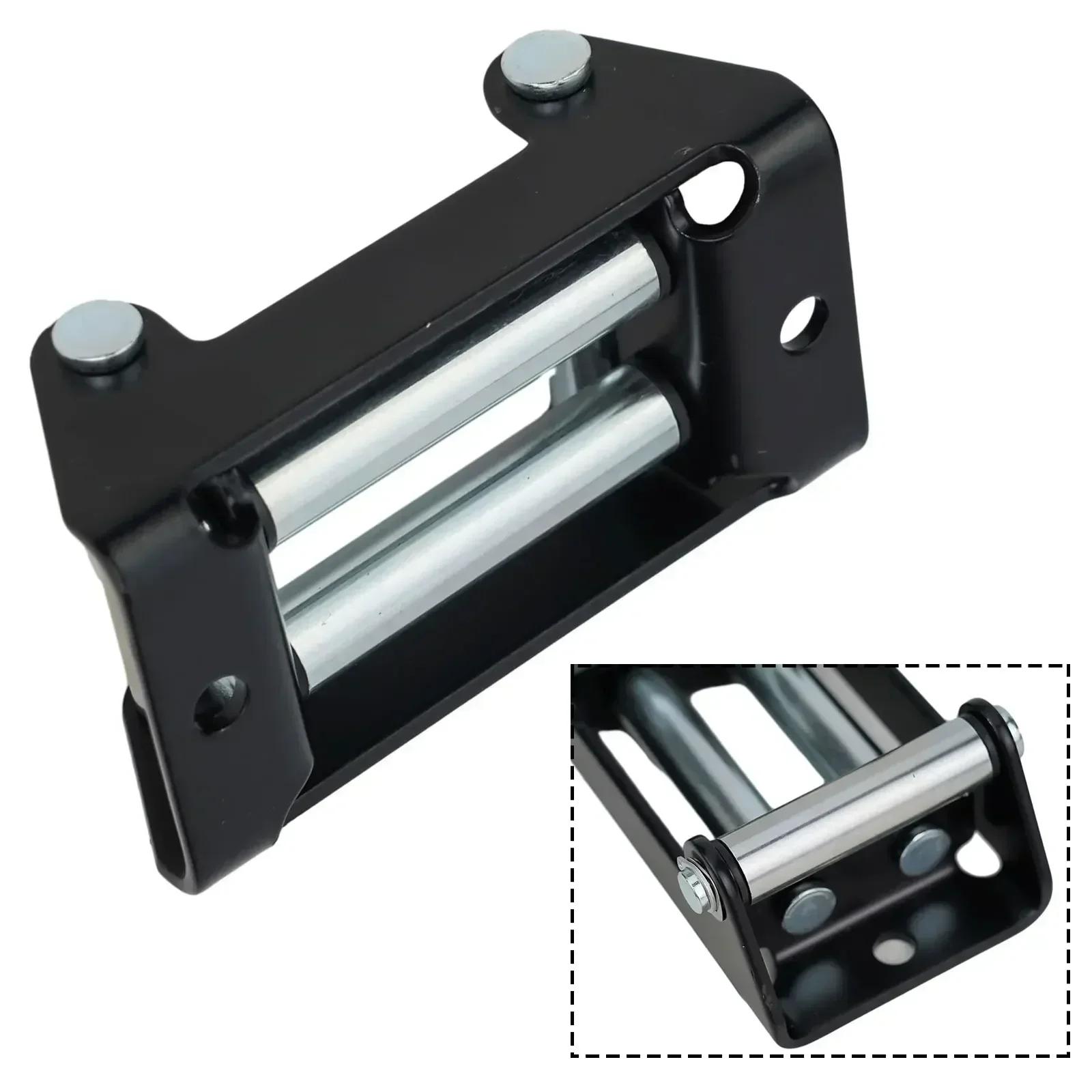 Winch Roller Fairlead Premium Roller Fairlead for ATV UTV Winches Composite Bushings Smooth Operation At Extreme Angles Ensures Cable Protection