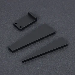Aluminum 3 - Piece Optic Leveler Combo Tool Kit for Precision Rifle Scope Adjustment (BK)