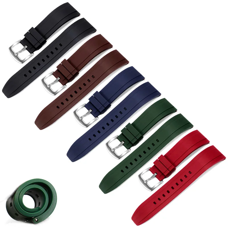 BREAK Watch Strap  Steel Genuine Leather Strap Rubber strap