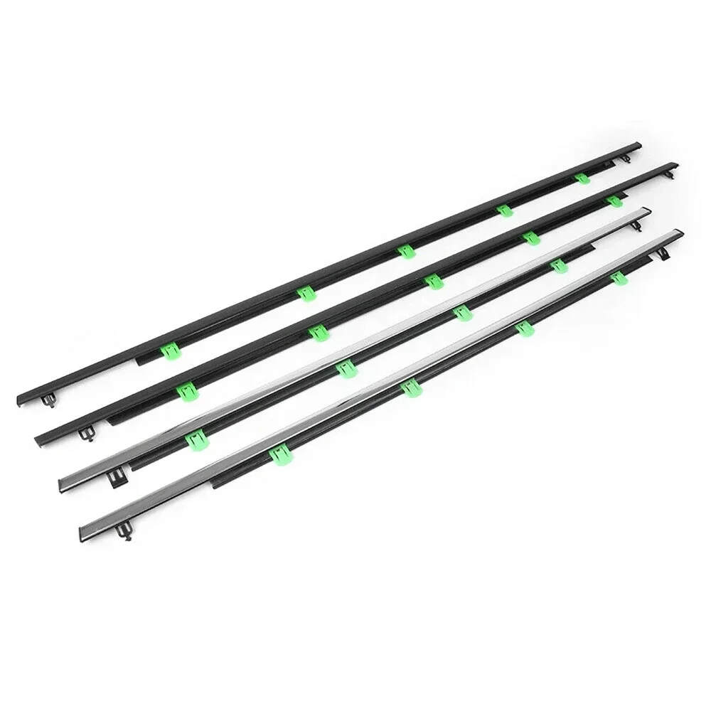 Car Window Weatherstrips For Honda CRV CR-V 2007-2011 Door Moulding Trim Belt Outer Window Glass Seal