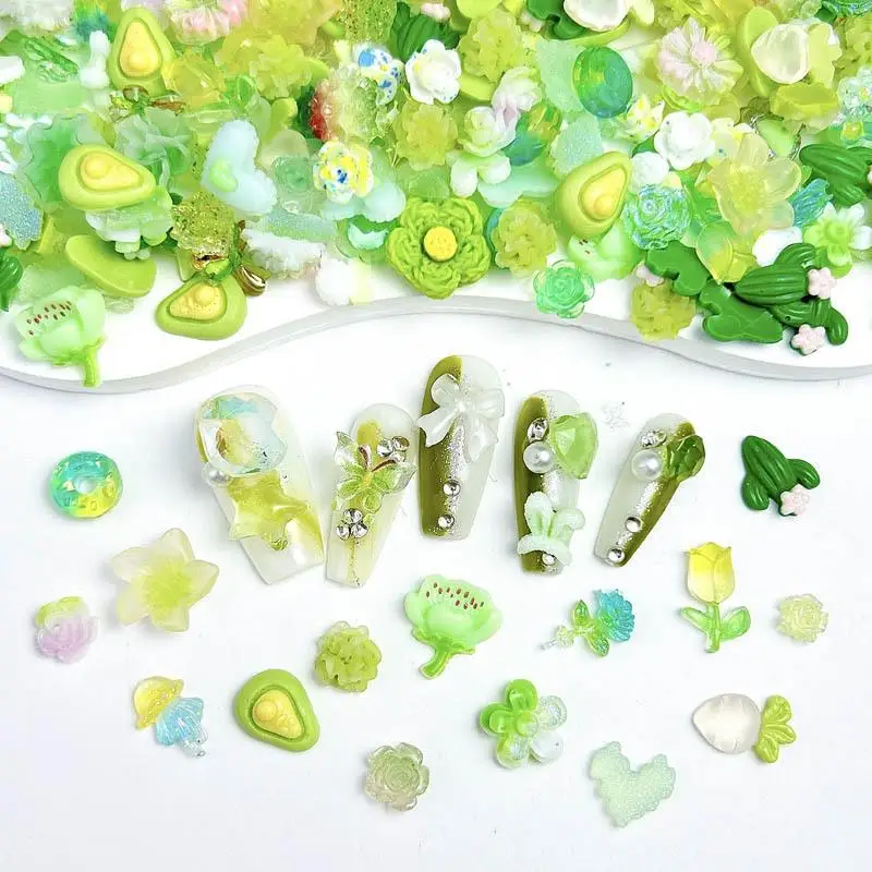 100PCS Cartoon Nail Charms 5