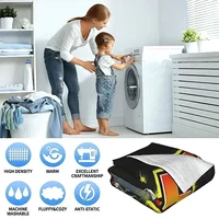 Printed Blanket Picnic Blankets Warm Blanket Soft and Comfortable São Paulo FC Blanket Home Travel Birthday 2