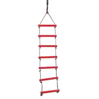 Kids Outdoor Swing Seat Climbing Ladder Disc Rope Swingset Backyard Garden Toy 1