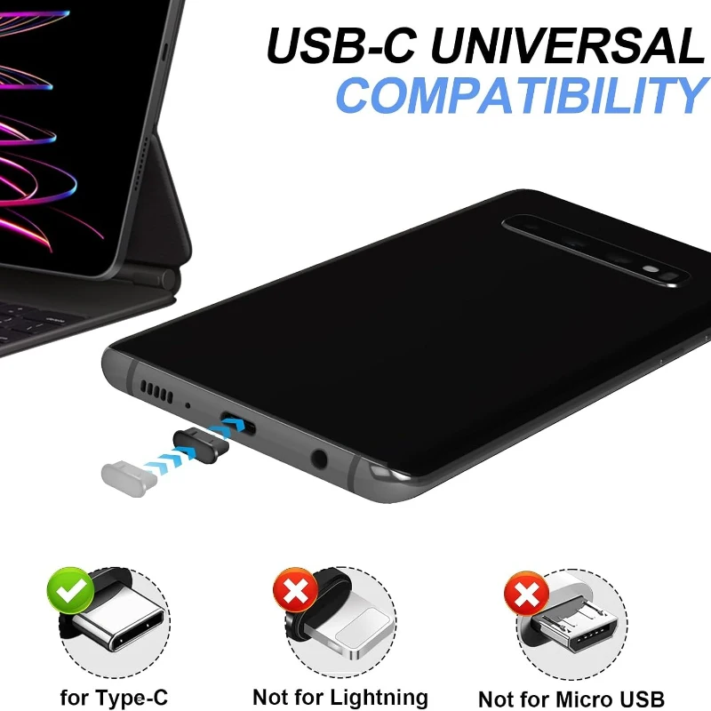 Universal Anti-Dust Protection Kit – USB-C Plugs, Earphone & Speaker Mesh