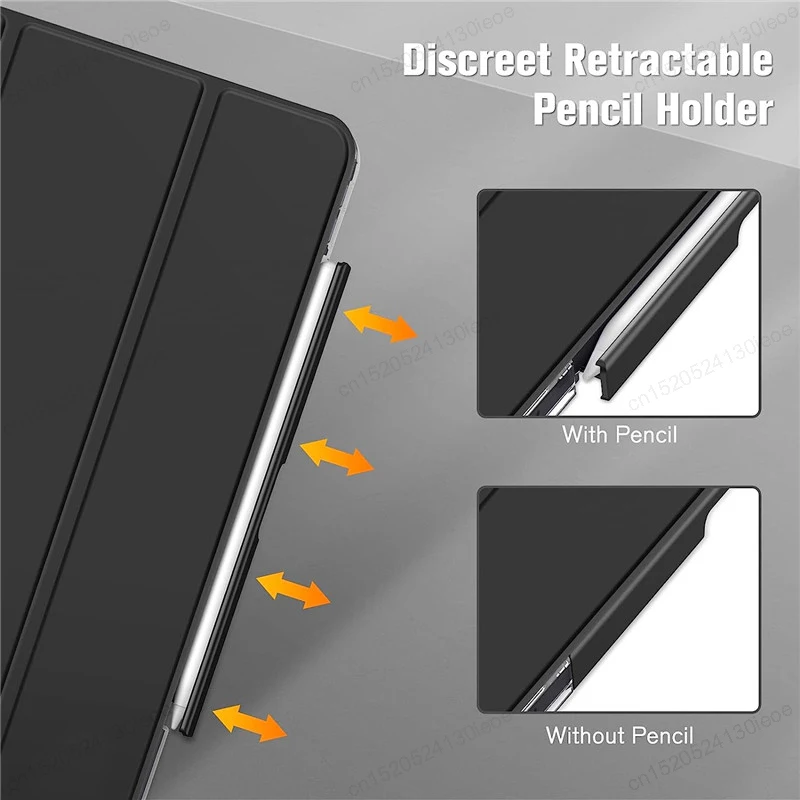 For iPad Pro 11 inch Case 2022 2021 2020 Funda iPad Pro 11 M1 M2 Crystal  Transparent Back Cover for iPad 10.2 9th 8th 7th Gen - AliExpress