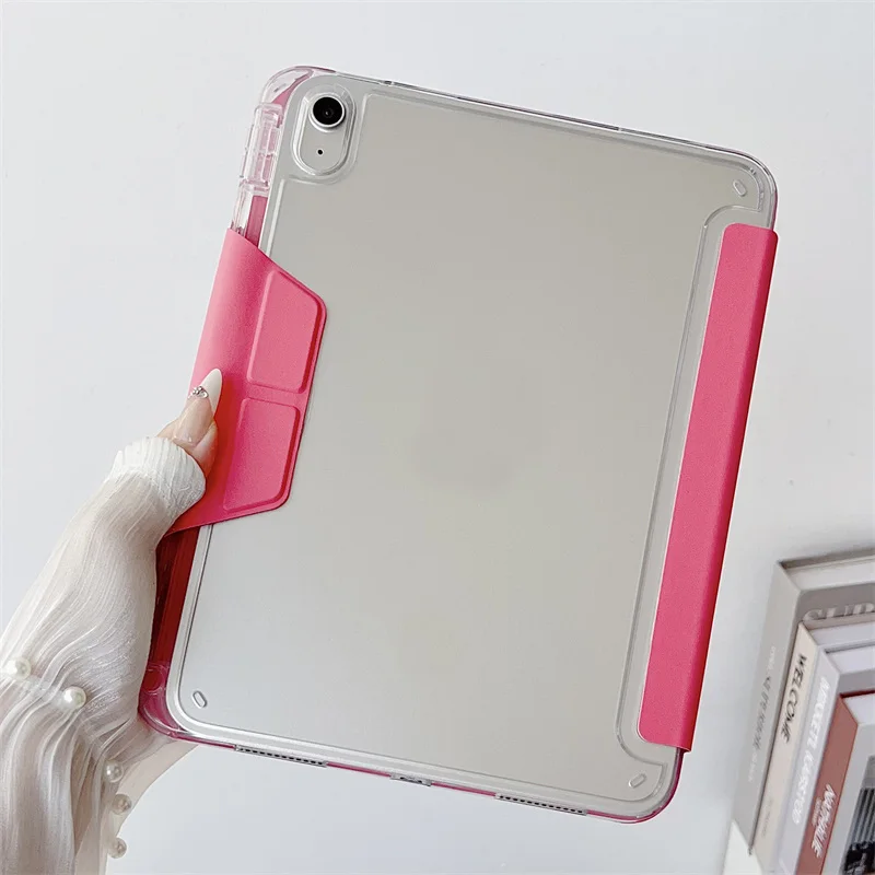 Sleek Acrylic Tablet Cover with Auto Sleep/Wake Feature