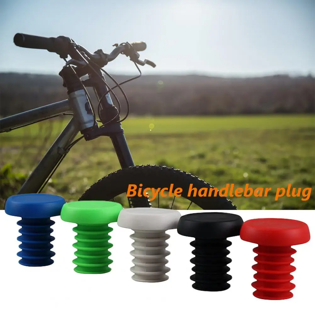 Easy Installation Handlebar End Plugs Bright Color Protective Practical Lightweight Bright Color Handlebar End Plugs bicycle accessories,bike handlebar plugs