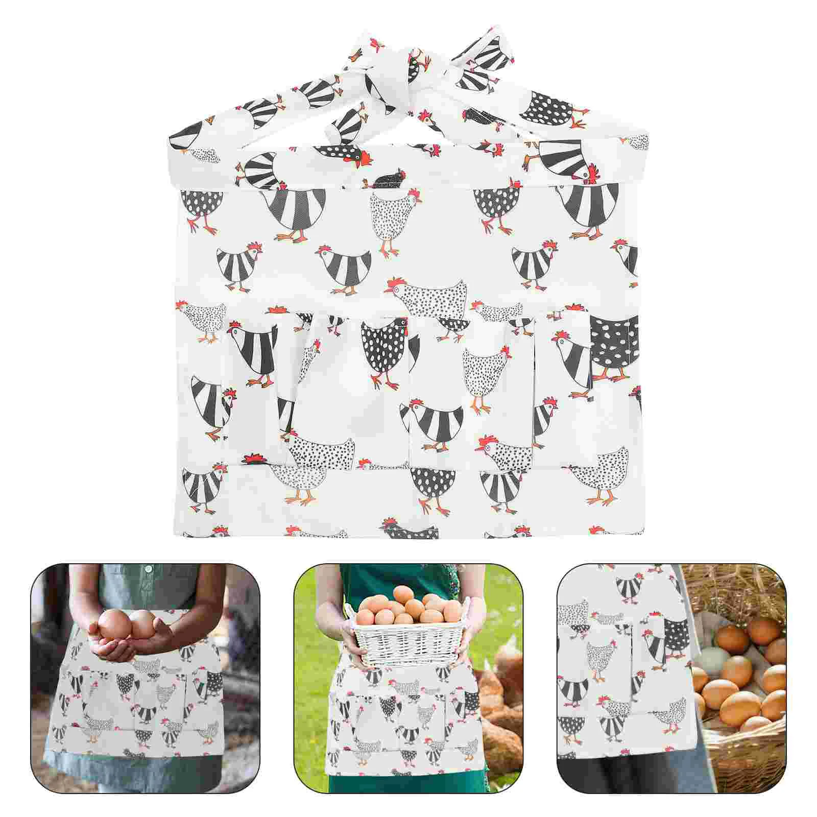 

Eggs Collecting Gathering Holding Apron Farm Use Egg Collecting Apron for Housewife Farmhouse Kitchen