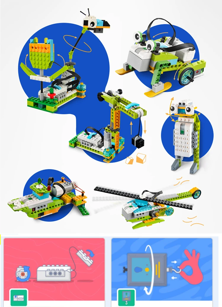 Nova tecnologia WeDo Core Set Parts, Educação