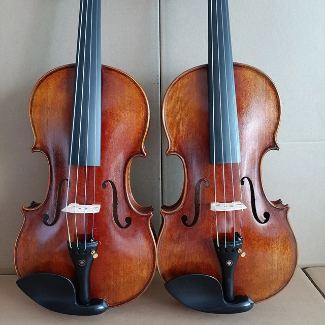 Stradivari – Violon Italien Orange Rouge Fait À La Main 4/4 3/4, Instrument  De Musique En Érable Pour Étudiants Débutants, Enfants Et Adultes Avec Étui  - Violon - AliExpress