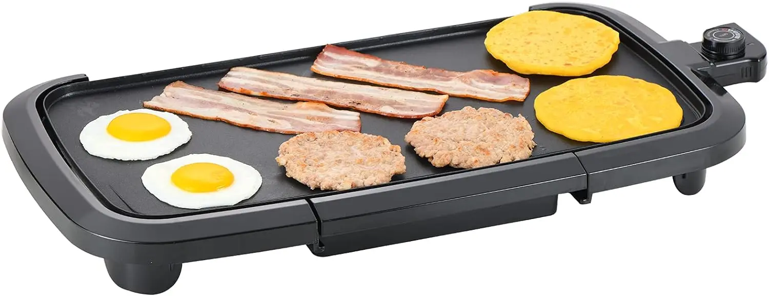 

Pancake Indoor Grill 22 inch Extra Large Griddle,Family sized Griddle Non-stick for Pancakes,Burgers, Quesadillas,Breakfast,