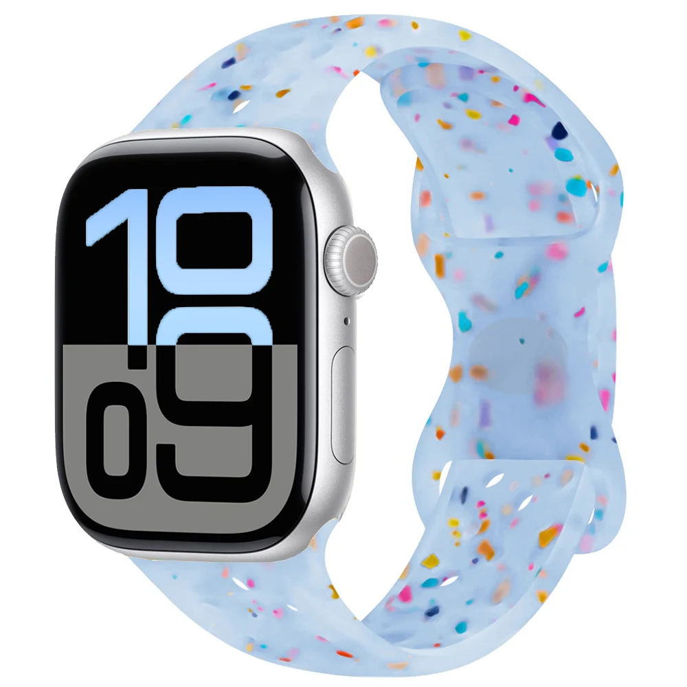 Premium Soft Silicone Band with Metal Buckle