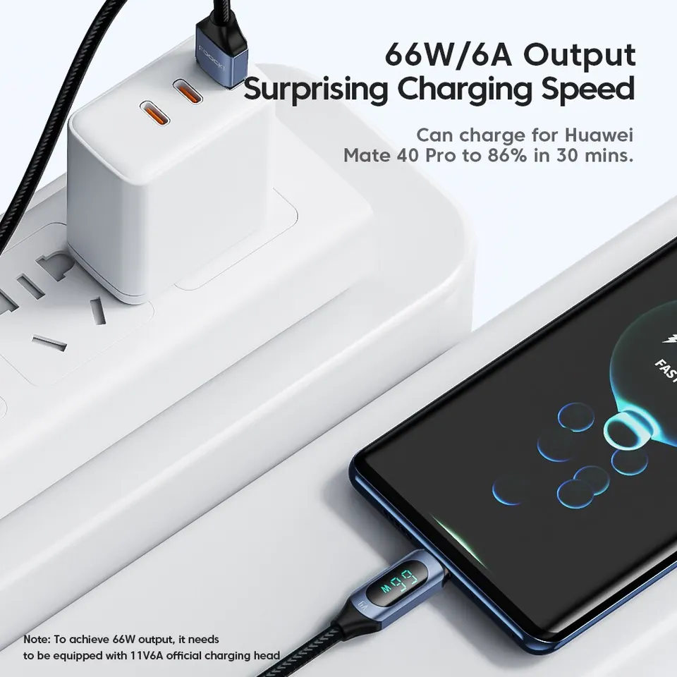 Toocki Cavo da tipo C a tipo C Ricarica rapida 100W 5A Cavo USB tipo C a molla per iPhone 16 15 Samsung S23 Laptop Xiaomi 12 Realme  202192403