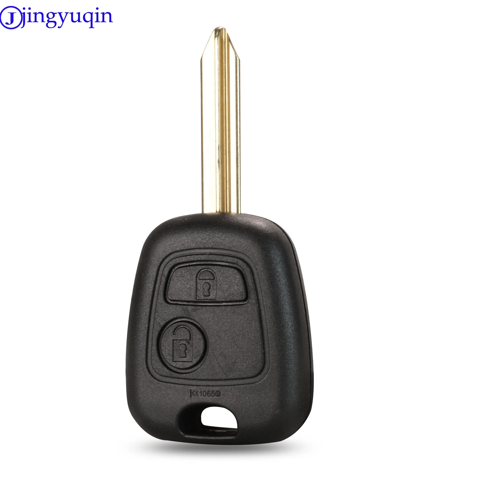 2-Button Remote Car Key Shell Case with SX9 Blade