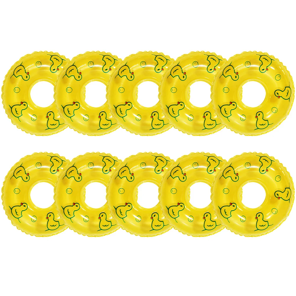 

5/10/15/20pcs Dollhouse Miniature Swimming Ring Mini Cute Summer Bathing Float Lifebelt Doll House Scenes Decor Accessories