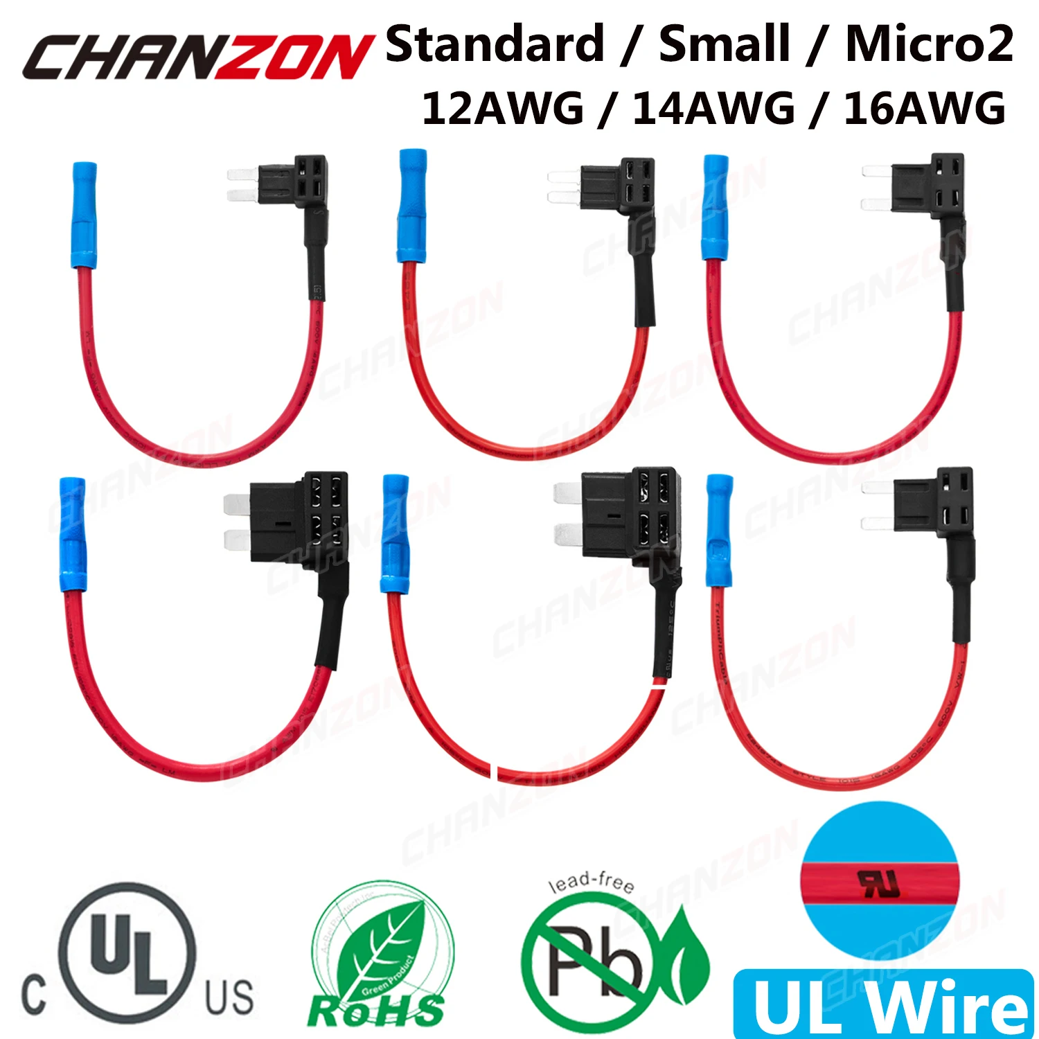 Dual Car Fuse Holder Add-a-circuit Tap Adapter ATM ATC Small Micro2 Block 5V 12V 24V 32V 12 14 16 AWG Wire Terminal Connector fuse holder,car fuses kit