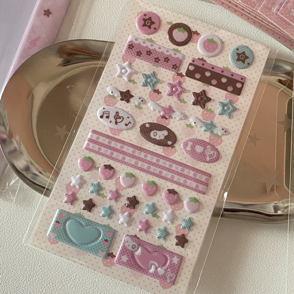 MINKYS Neue Ankunft 1pc Kawaii Blase Flügel Aufkleber DIY Sammelalbum Aufkleber Konfetti Telefon Kamera Dekoration Aufkleber – Detail 17