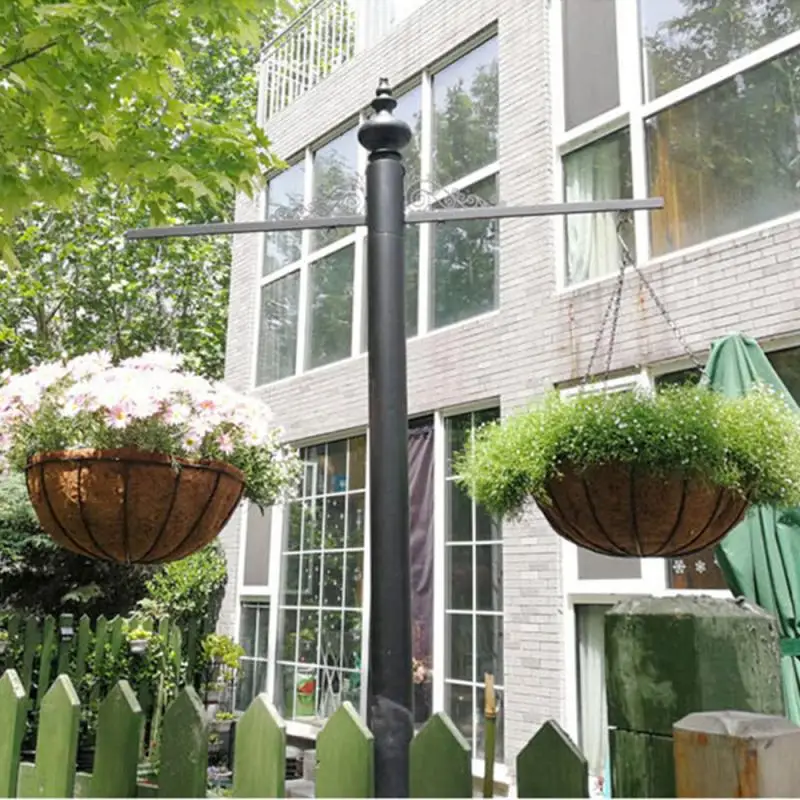 8/10/12/14 Inch Metal Hanging Basket For Plants Flower Garden Pot Planters Round Wire Plant Holder Pots For Home Balcony Decor_voghion.com