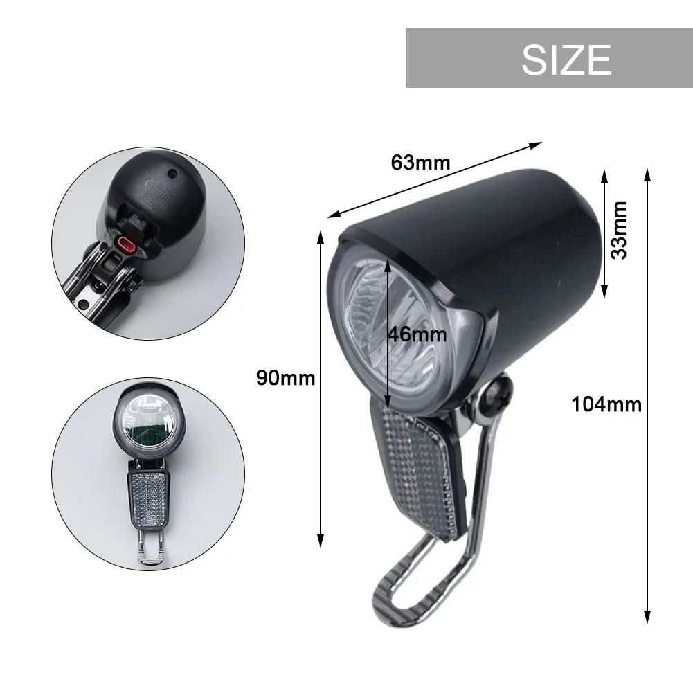 

E-Bike Speed Sensor Electric Bike Light 180cm(SM) 6/12/24/36/48/60V SM Plug Speed Transmitter With Light High Quality