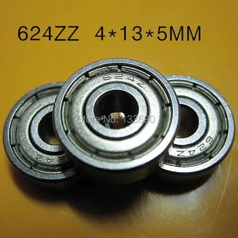 10個 F624ZZ 4x13x5mm ABEC-5 P5 ベアリング 4 x 13 x 5mm F624 ZZ 10
