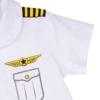 Baby Boy Pilot Romper Newborn Astronaut Costume Space Suit  Infant Halloween Carnival Fancy Dress Playsuit Aviator Jumpsuit 6