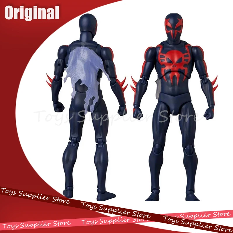 

Mafex Spider Man Anime Figure 1/12 Spiderman 2099 Shf Action Figurine 2099 Spiderman Figure Comic Version Collection Model Toys