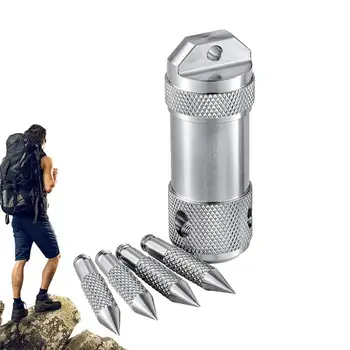 Grappling Hook Detachable Stainless Steel Folding Claw Tool Survival Gear Mini Storage Box for Hiking Camping Fishing Tree 1