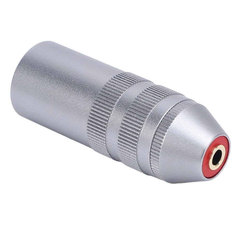 메탈 4핀 XLR 남성 커넥터 플러그 앤 플레이 사운드 전송 XLR 남성-3.5mm 밸런스드 여성 마이크 어댑터 (믹서용)