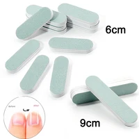 50/100 Pcs/Lot Nail Buffer Polishing Strip Green/White Sanding 600/3000 Sponge Manicure Tools  Washable Buffing Blocks for Nails