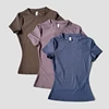 Women Yoga Top Seamless Sport T Shirts Fitness Clothes Short Sleeve Yoga Shirt Gym Top Running Active Wear 2 Women Yoga Top Seamless Sport T Shirts Fitness Clothes Short Sleeve Yoga Shirt Gym Top Running Active Wear 2