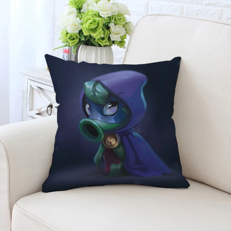 

40x40cm sofa cushion cover P-Plants vs. Zombies custom double-sided printed pillowcase bedside cushion car decoration 50x50cm