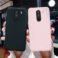 For Xiaomi Pocophone F1 Case Matte Frosted Candy Color TPU Soft Back Cover For Xiaomi Pocophone F1 Poco Phone F1 Case 6.18 inch 1