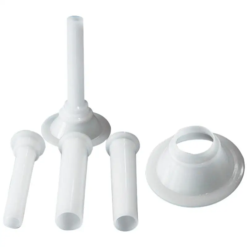 Manual Sausage Maker Tube Syringe Meat Fillers Machine Nozzle Sausage Stuffer Funnel Kitchen Meat Grinder Tools Accessories