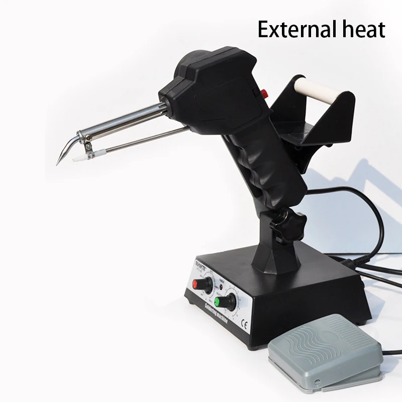 80W Adjustable constant temperature electric soldering iron foot pedal automatic soldering station spot welding machine
