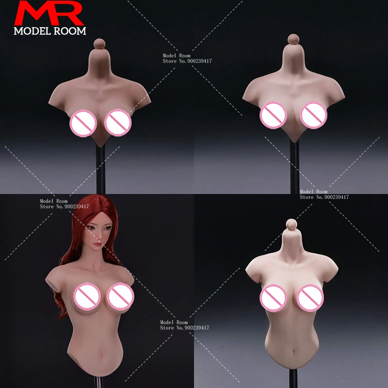 

YMTOYS 1/6 женская голова Лепка Женская YMT092 половина тела YMT093 полноразмерный кронштейн для груди подходит 1:6 бледно-солнечные головы солдата