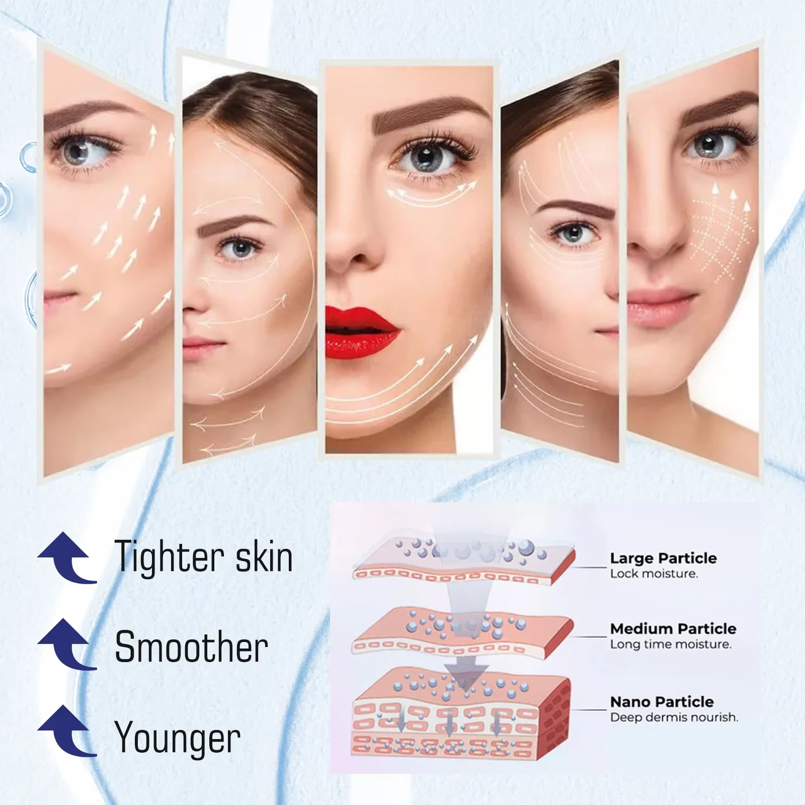 Hyalu B5 Serum Anti-Wrinkle Tightening Fade Fine Line Lifting Hydrating Replenishment Shrink Pore Hyaluronic Acid Facial Essenc 5