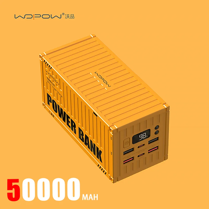 Large Capacity Emergency Power Bank 50000mAh Fast Charging