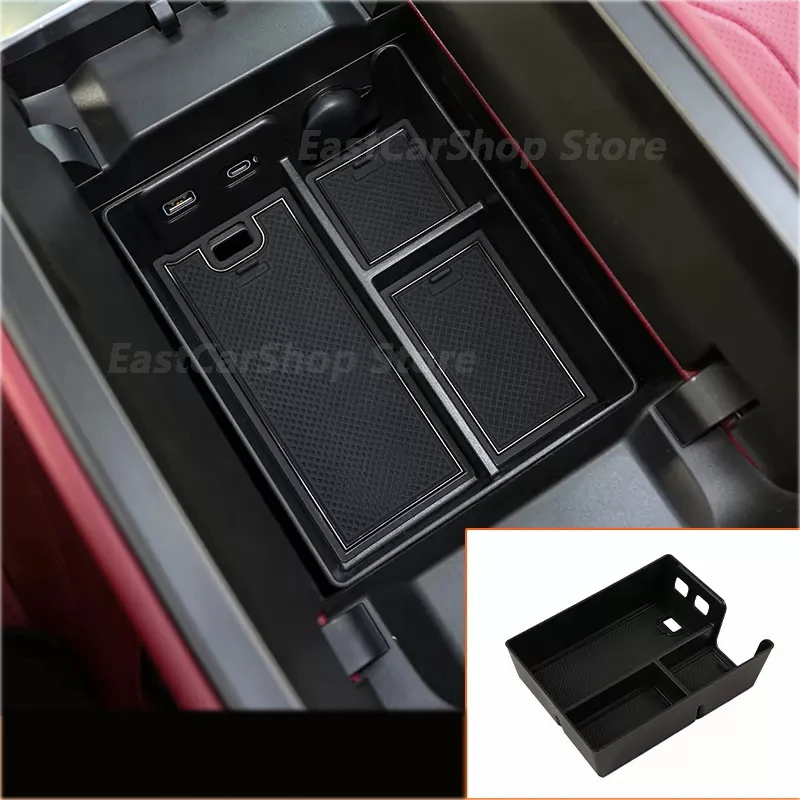 

For Great Wall GWM WEY TANK 400 2023 2024 Car Central Armrest Storage Box Container Car Tray Glove Box Case Car Accessories