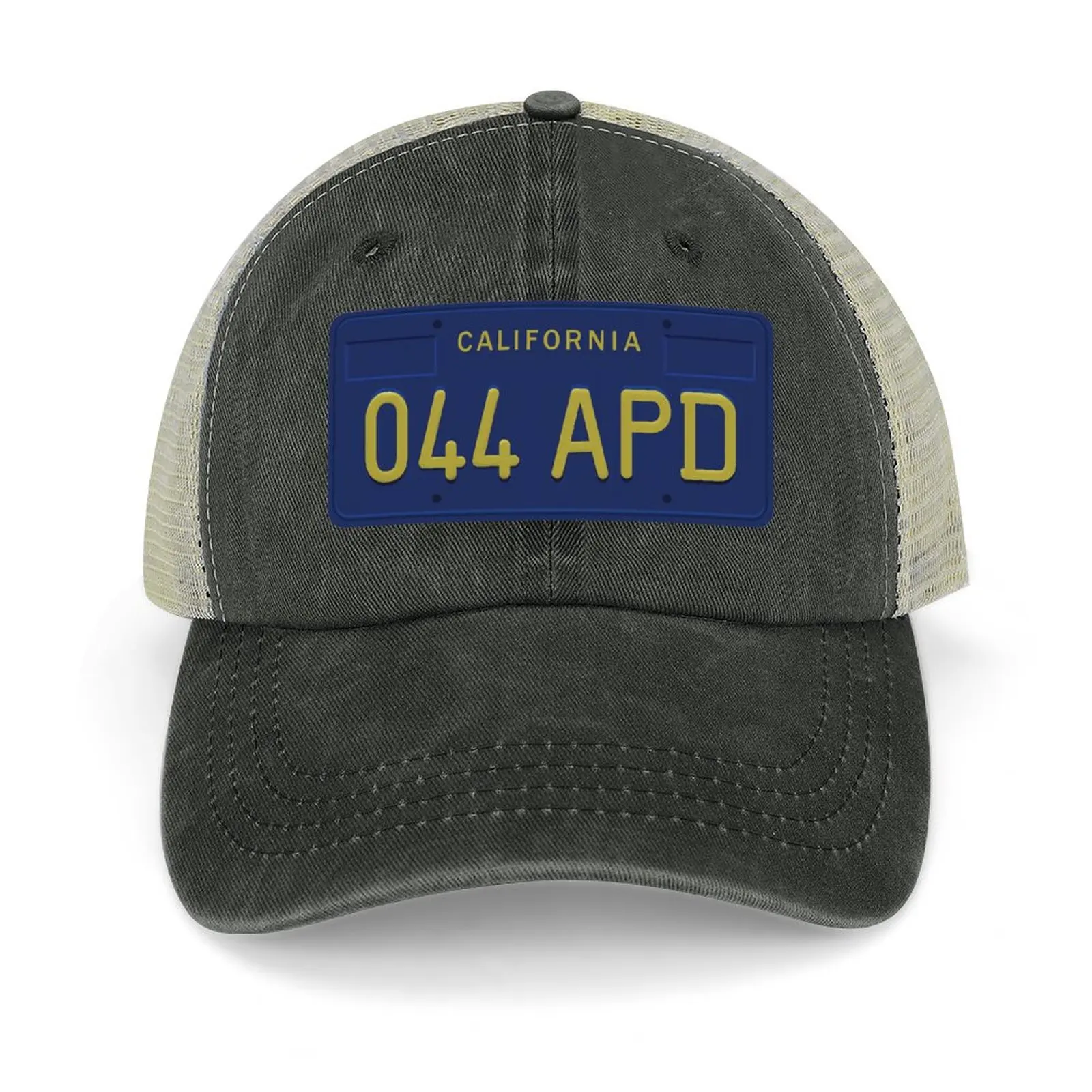 

044 APD California license plate (Lt. Columbo) Cowboy Hat derby hat summer hat Woman Hats Men's