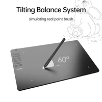 VINSA T1161 Graphics Drawing Tablet Ultra-thin Art Creation Sketch with Battery-free Stylus 8 Pen Nibs 8192 Levels Pressure 3