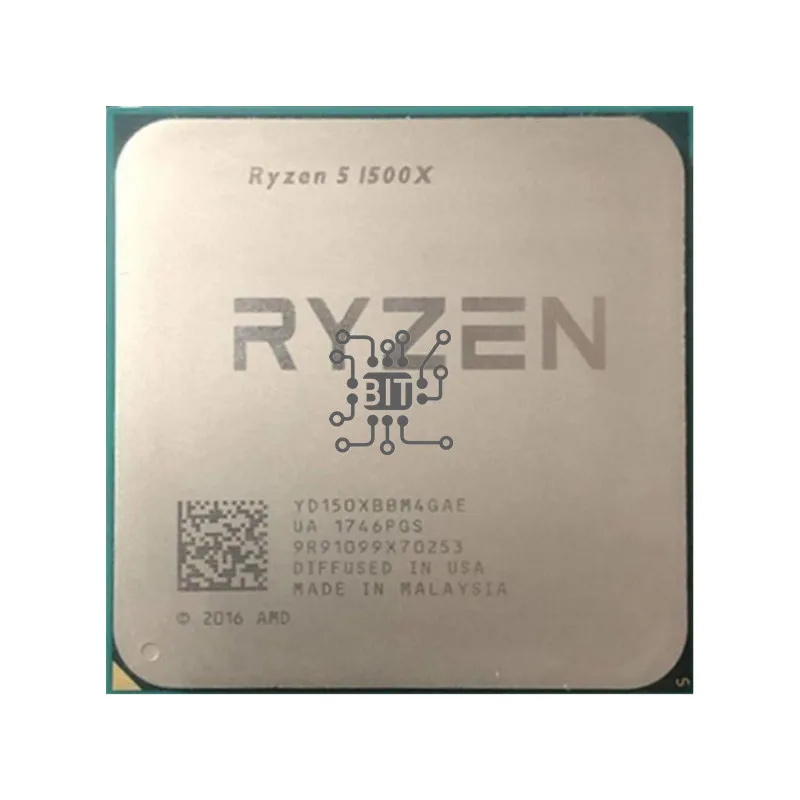 Processador de Cpu de Oito Núcleos Ryzen 5-quad-core 1500x r5 35 Ghz l3 = 16m 65w Soquete Am4 Yd150xbbm4gae