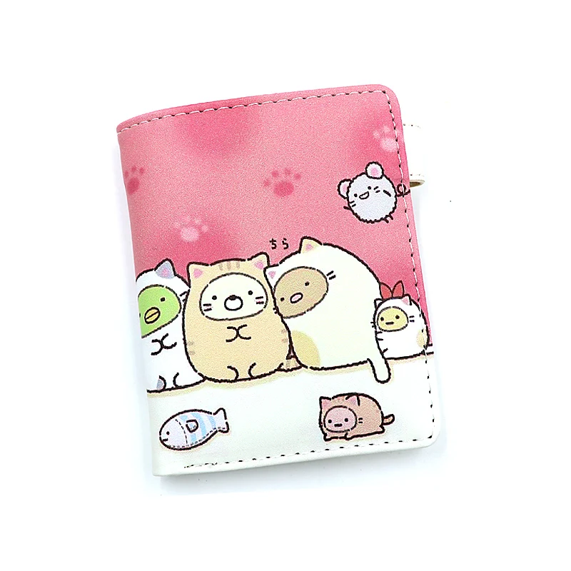 Anime sumikko gurashi Mädchen Jungen Brieftasche Cartoon kurze Geldbörse mit Münz tasche