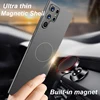 Case S22 Ultra 5g s22ultra S22 plus Silm Magnetic Car Holder Hard Cover For Samsung Galaxy S22 Ultra 5g Plus S22 Matte Case 1
