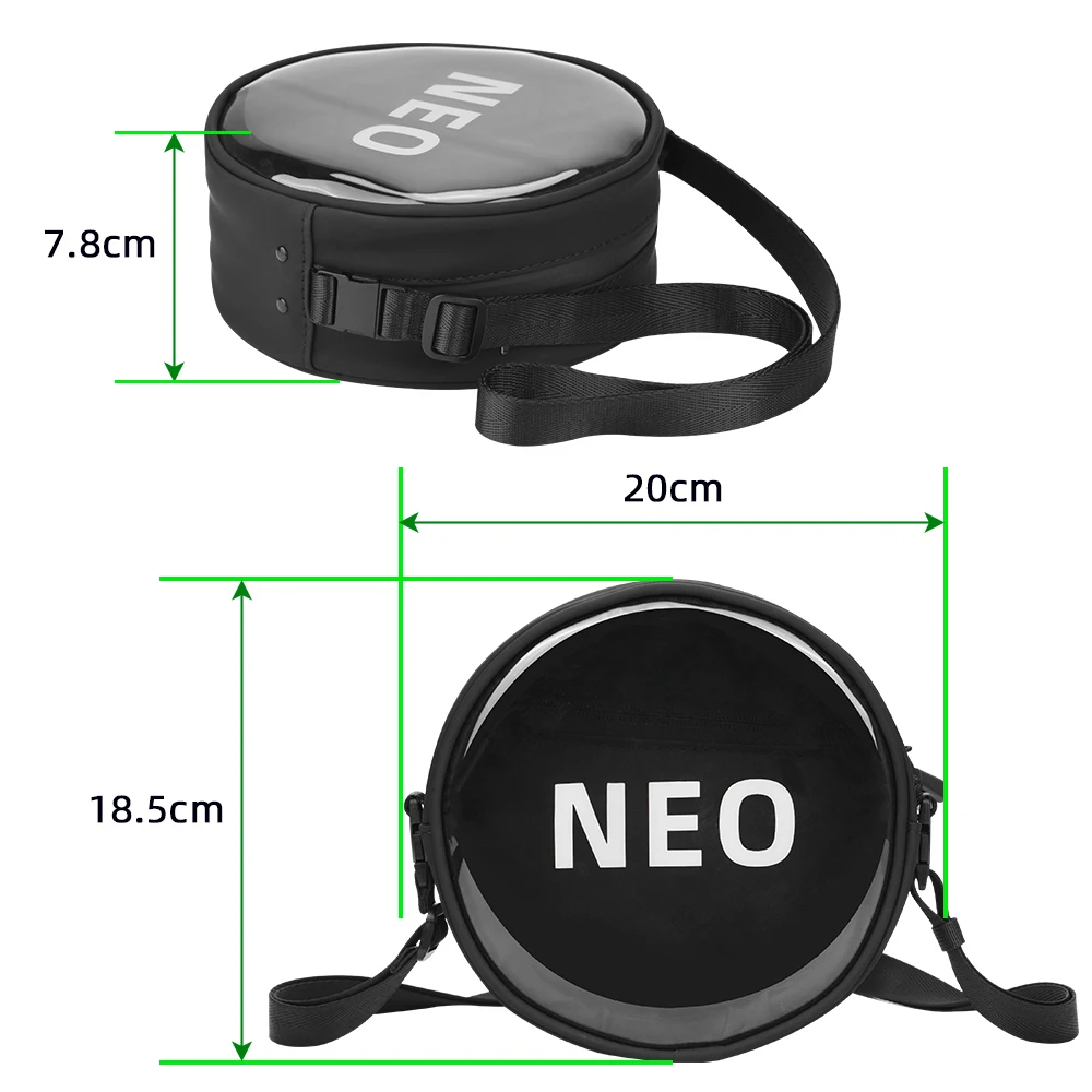 Suitable for DJI Neo drone stand-alone organizer bag shoulder crossbody host bag round transparent storage accessories