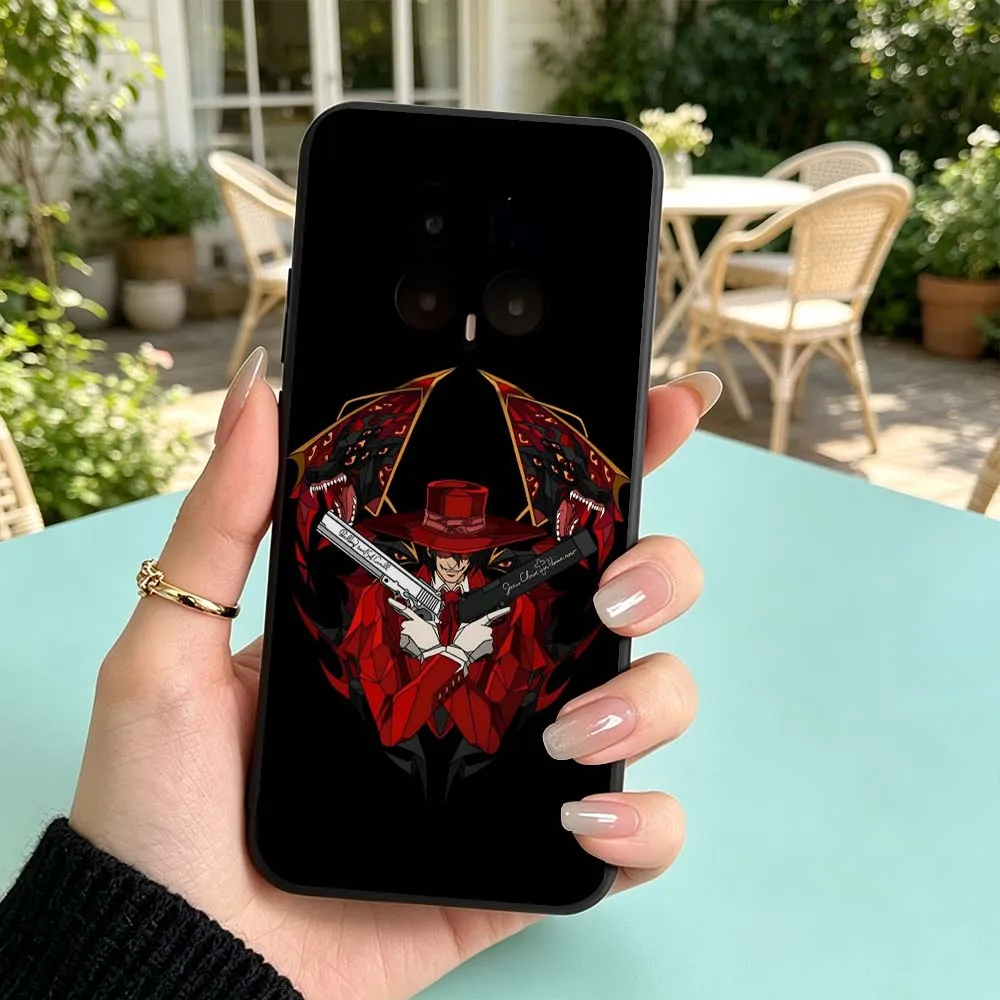 Anime Alucard Hellsing Black Phone Case