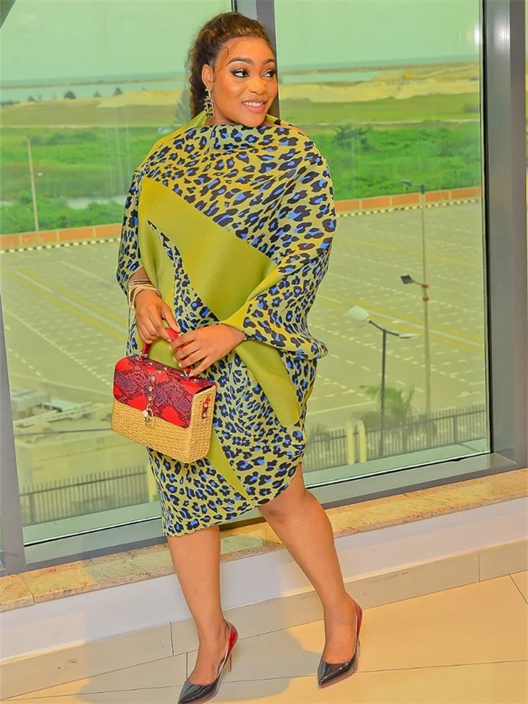 Wmstar Dresses for Women 2025  Loose Causual Leopard Patchwork Print Elegant Summer Clothes Maxi Dresses Wholesale Dropshipping